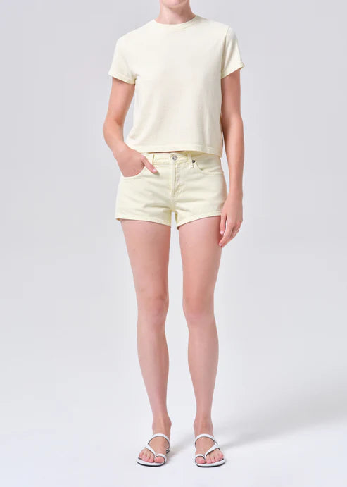Low Rise Parker Short Lemon