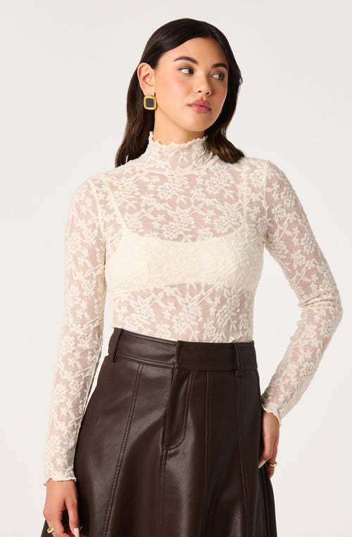 Kyra Sheer Lace Top