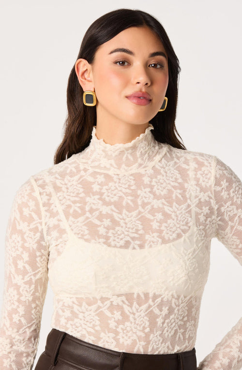 Kyra Sheer Lace Top