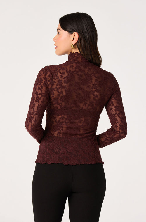 Kyra Sheer Lace Top