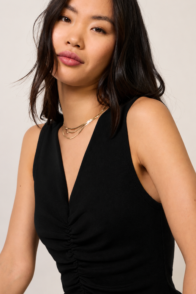Lune Shirred Top