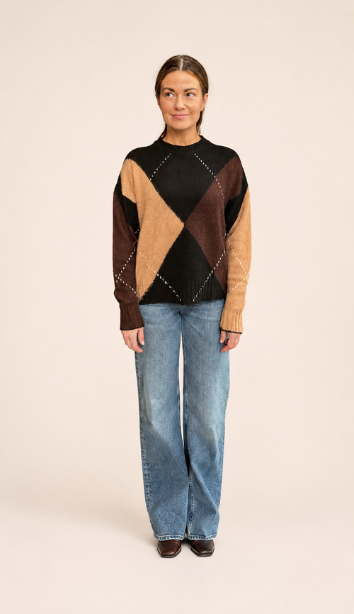 Oversized Argyle