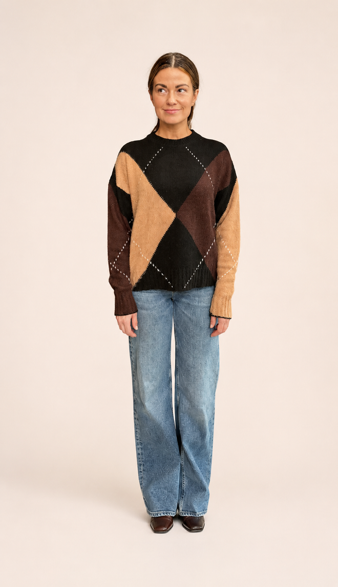 Oversized Argyle