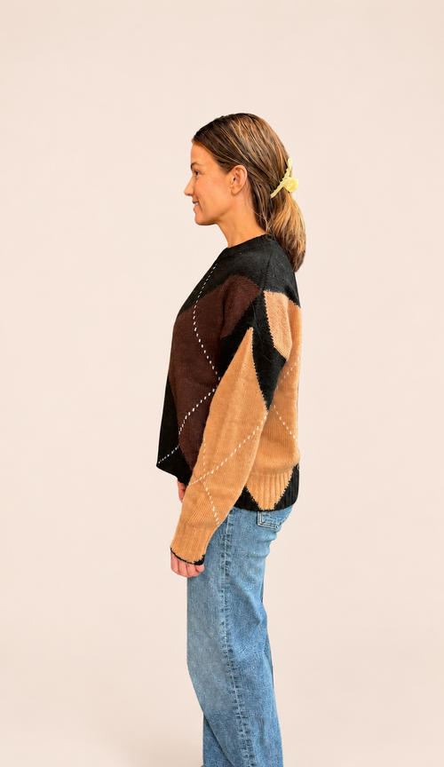 Oversized Argyle