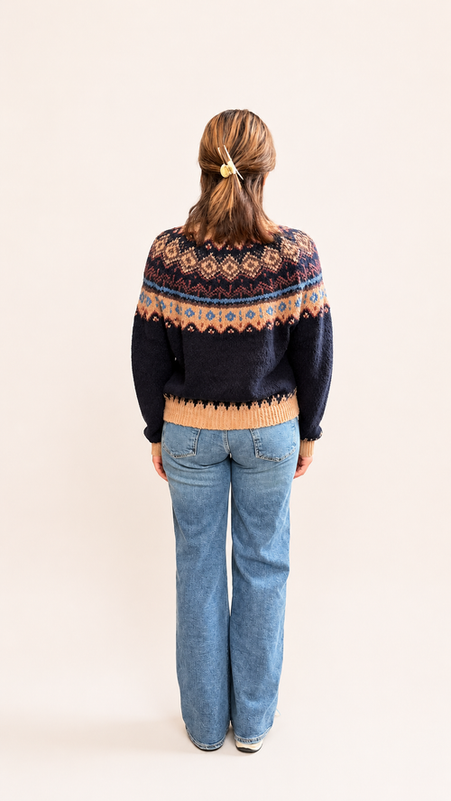 Chunky Fair Isle Crew