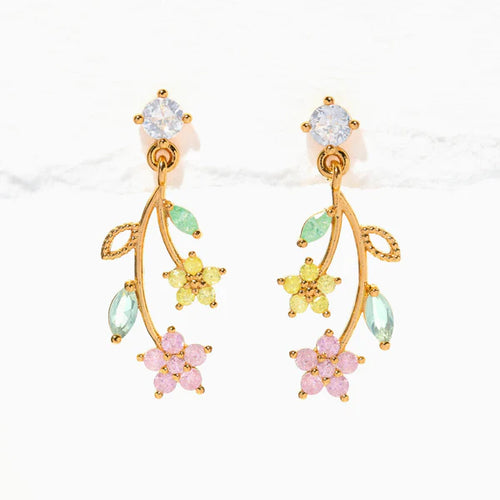 Flower Stem Earring