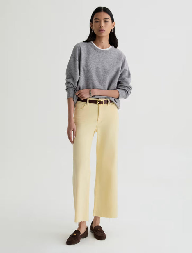 Saige Wide Leg Crop-Sunlight