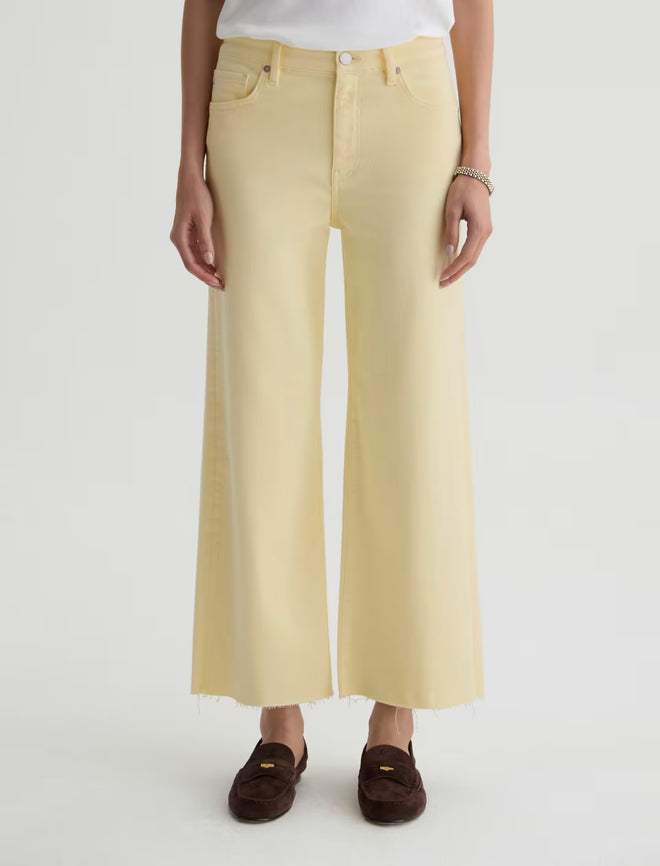 Saige Wide Leg Crop-Sunlight