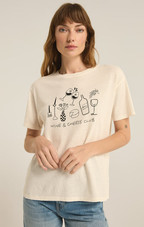 Wine & Chz Tee