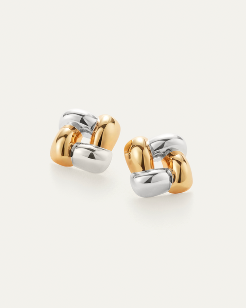 Woven Square Earrings