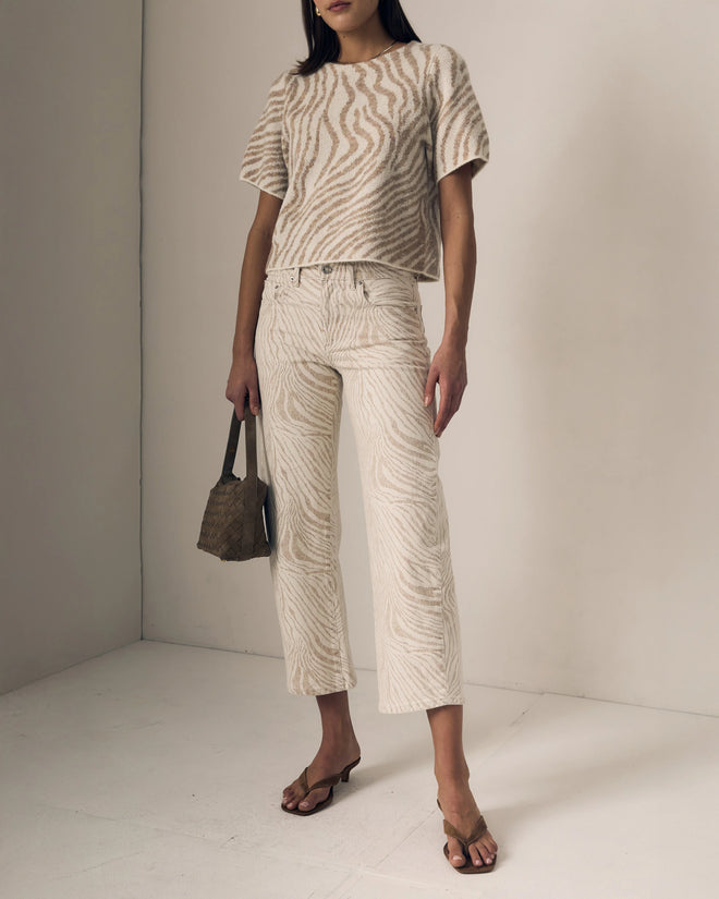 Nomad Ankle Jean-Zebra