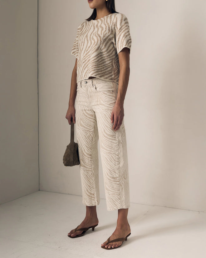 Nomad Ankle Jean-Zebra