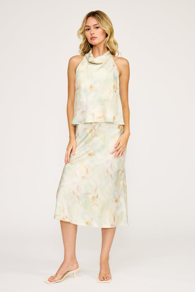 Barbara Satin Skirt