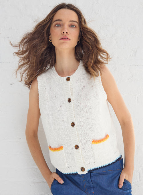 Button Front Vest