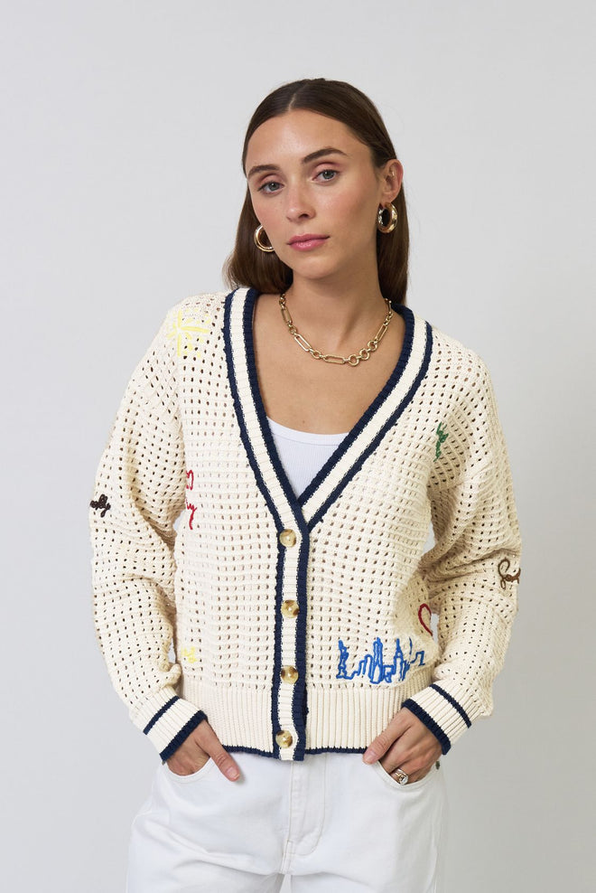 Chelsea Embroidered Cardi