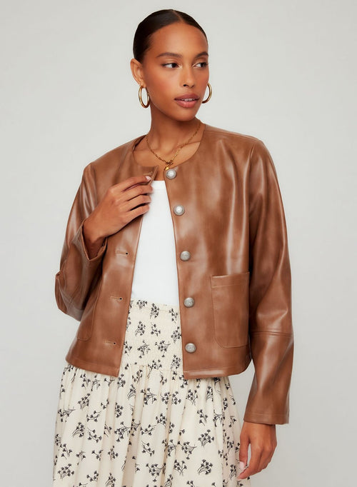 Kaylyn Faux Leather Jacket
