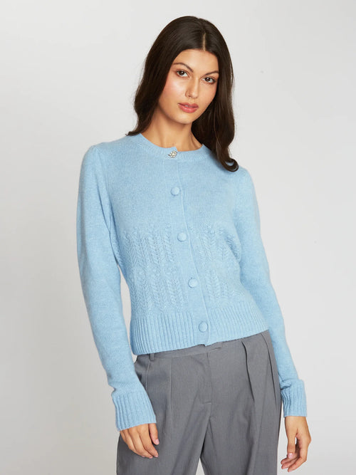Puff Popcorn Stitch Sweater
