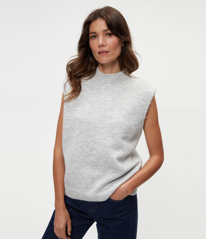 Opie Mock Neck Sweater Vest