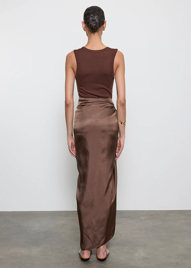 Rib Sleeveless U Top