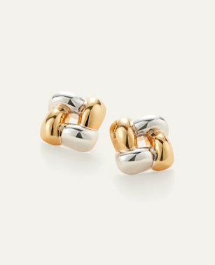 Woven Square Earrings