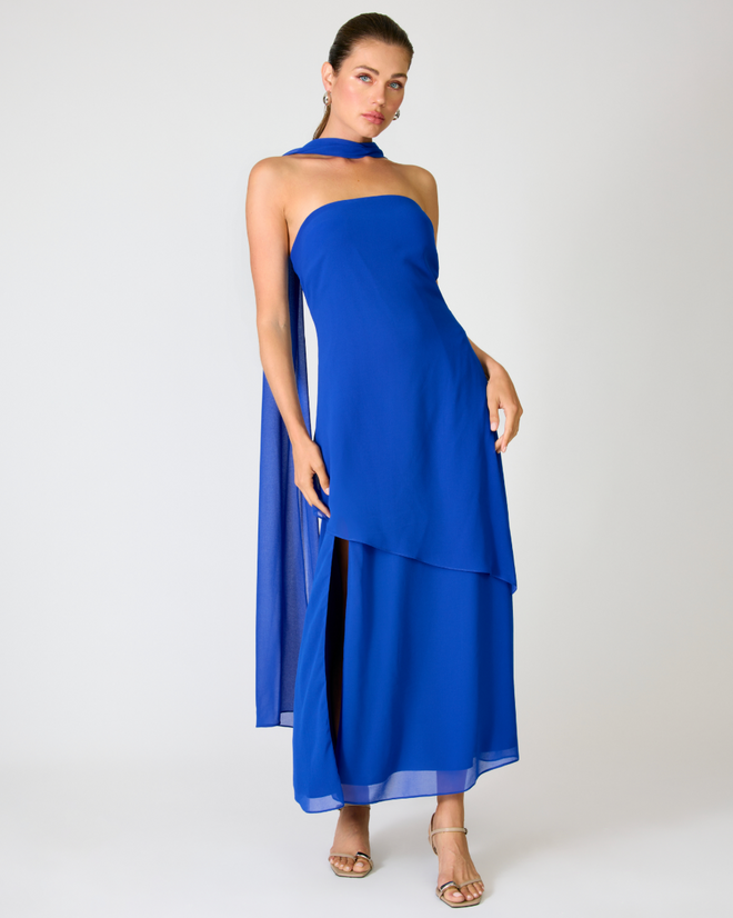 Azure Scarf Dress