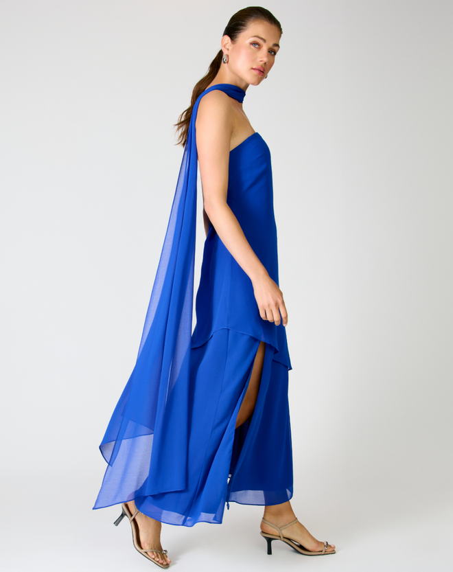 Azure Scarf Dress