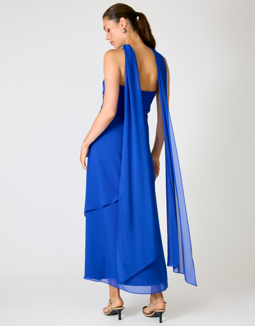 Azure Scarf Dress