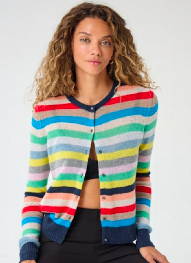 Multi Stripe Cardi