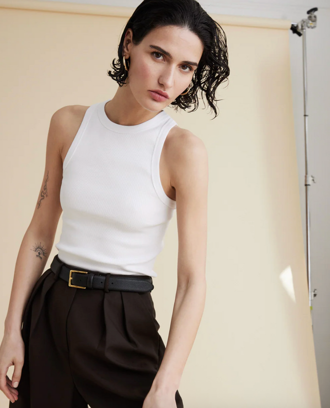 Cropped Not So Basic Tank