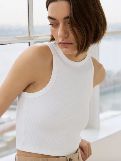 Cropped Not So Basic Tank