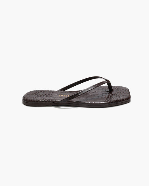Sq Toe Lily Croc