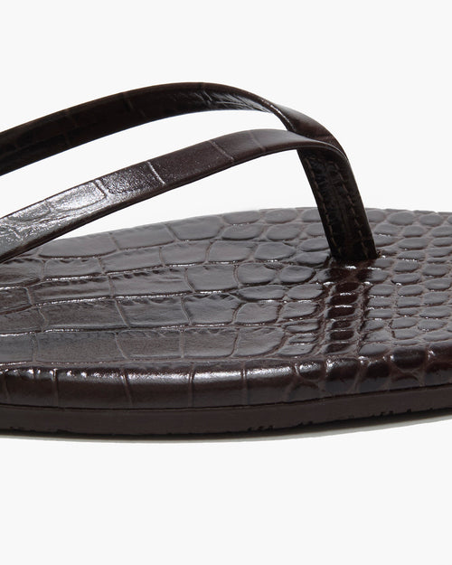 Sq Toe Lily Croc