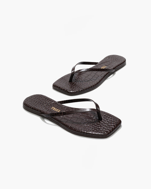 Sq Toe Lily Croc