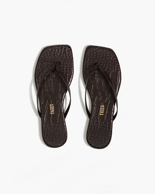 Sq Toe Lily Croc