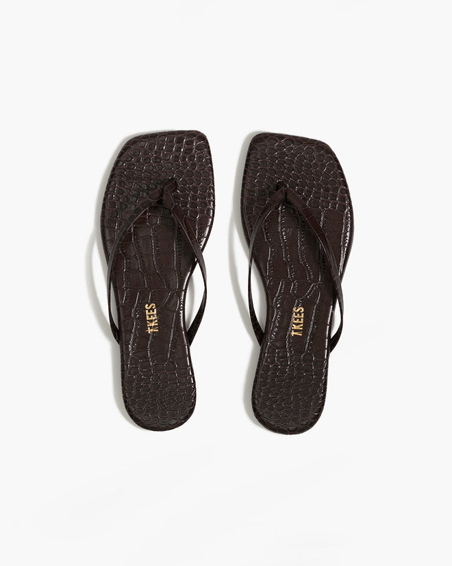 Sq Toe Lily Croc