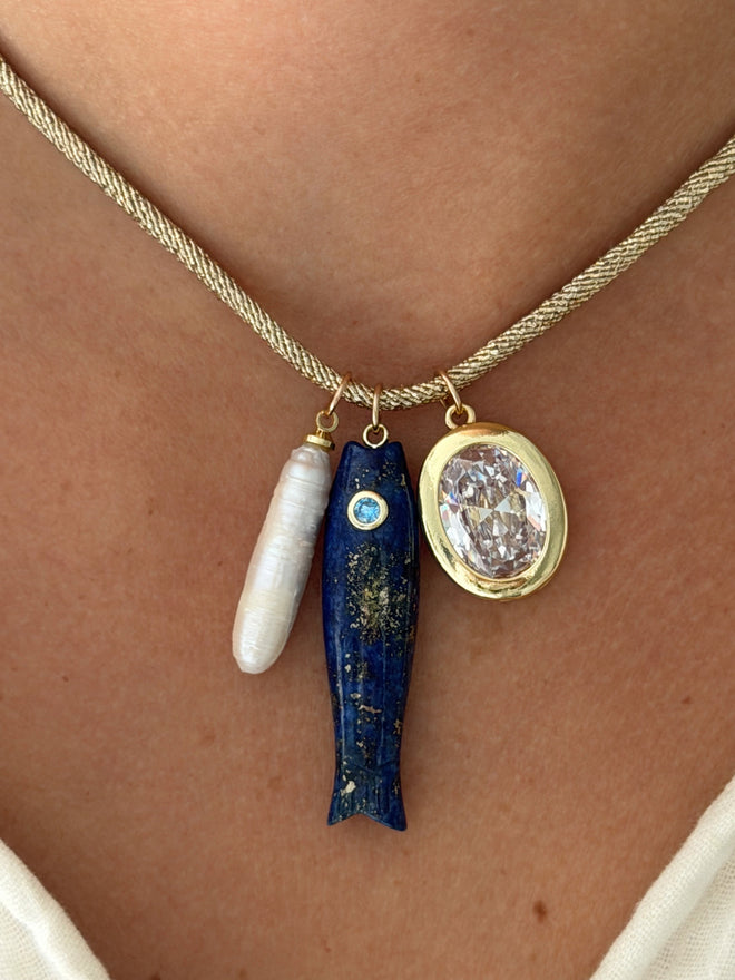 Lewis Fish Cord Necklace