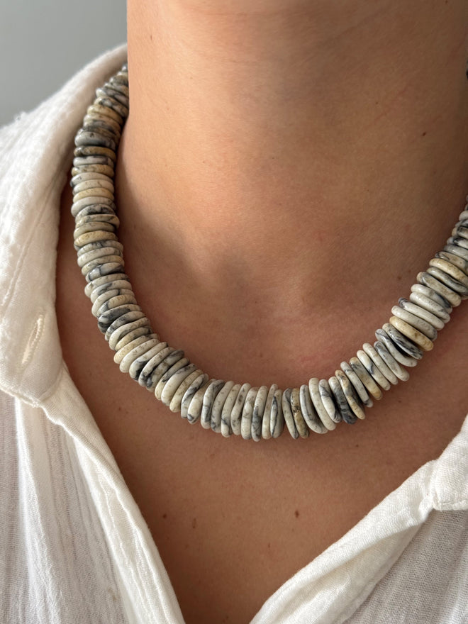 White Gill Necklace