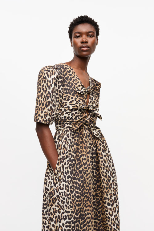 Printed Midi Dress