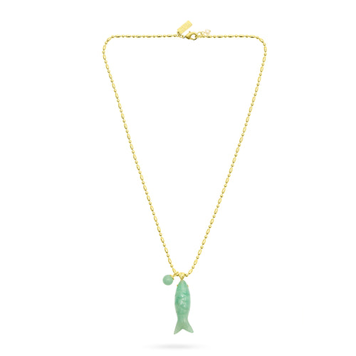 Happy Fish Pendant Necklace