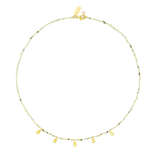 Beaded Necklace w/ Drops