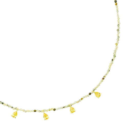 Beaded Necklace w/ Drops