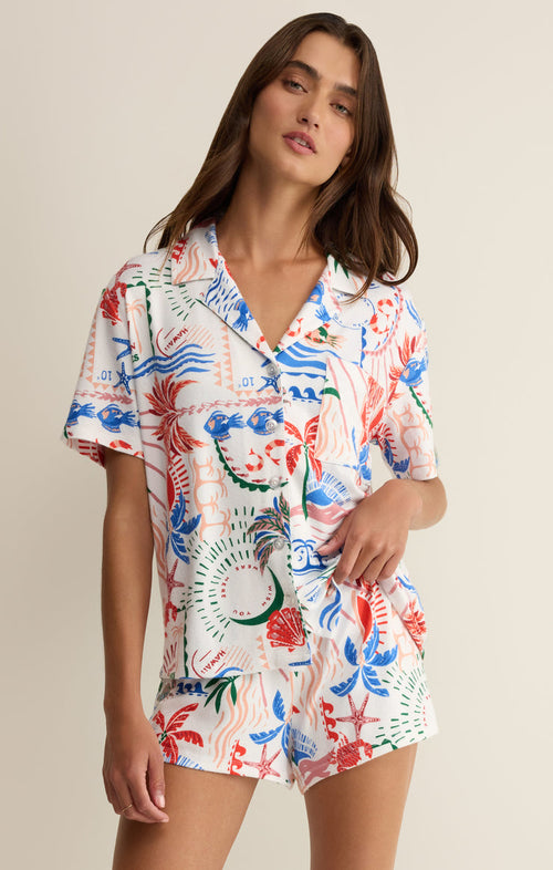 Beach Days PJ Top