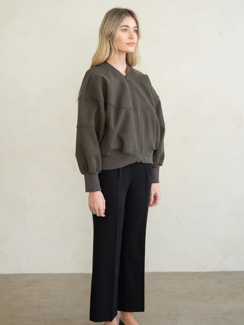 Zip Front Bomber