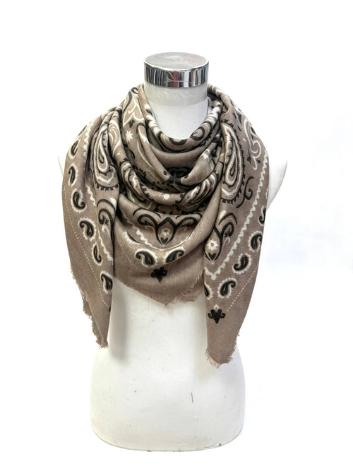 Large Woolen Bandana Scarf