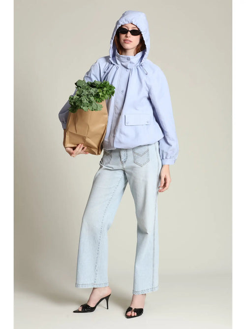 Balloon Sleeve Windbreaker