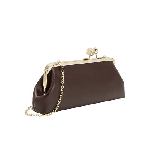 Chrissy Espresso Vegan Leather Bag