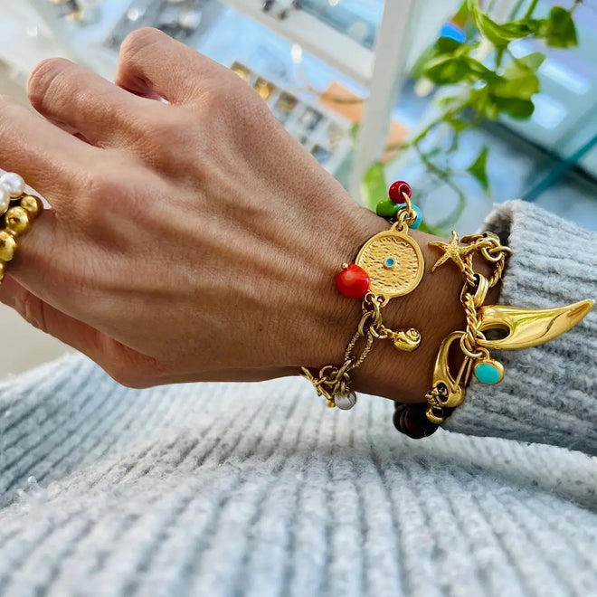 Turquoise Charm Bracelet