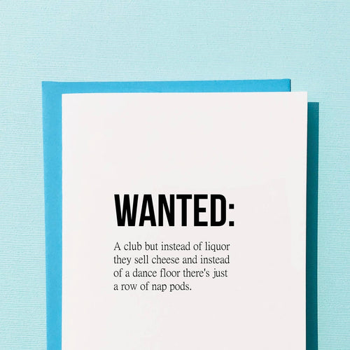 Wanted A Club Card