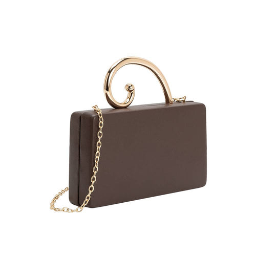 Raya Espresso Vegan Leather Bag