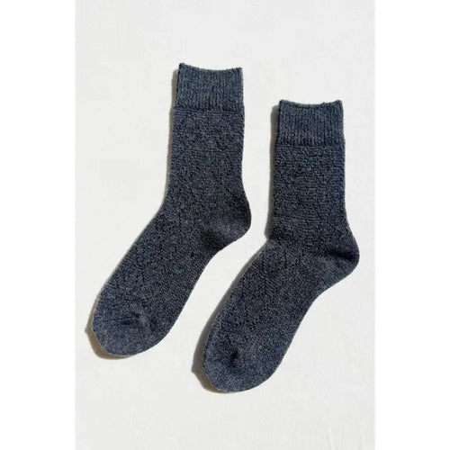 Cashmere Pointelle Socks